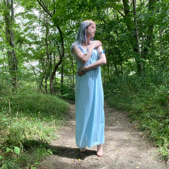 Vintage "Sears" Maxi Slip Dress - Picture 2 of 10